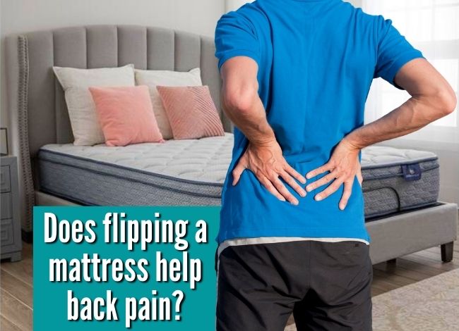 does flipping a memory foam mattress help