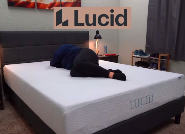 Lucid Mattress is a medium-firm memory foam mattress